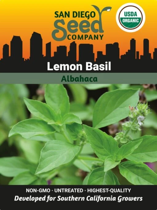 Basil, Lemon Organic Seeds 2 Basil, Lemon Organic Seeds -Garden Supplies Shop 3 4 crop 80181 8613549 Basil Lemon SDSC