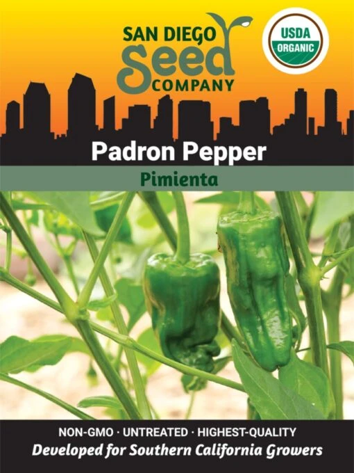 Pepper, Padron Organic Seeds 8 Pepper, Padron Organic Seeds -Garden Supplies Shop 3 4 crop 87466 8613547 Pepper Padron SDSC