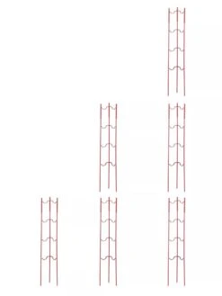 Stacking Tomato Ladders, Set Of 6 -Garden Supplies Shop 40309 Red stacking tomato ladders set of 6 red tif