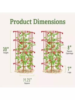Tomato Cages, Set Of 4 -Garden Supplies Shop 8587040 1
