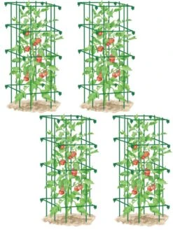 Tomato Cages, Set Of 4 -Garden Supplies Shop 8587040 GR 001E tif