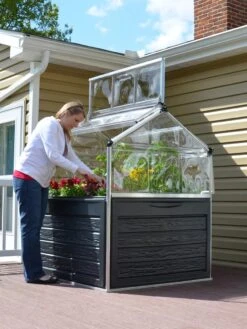 Canopia® By Palram Plant Inn™ Raised Bed Greenhouse, 4' X 4' -Garden Supplies Shop 8588308 02V tif