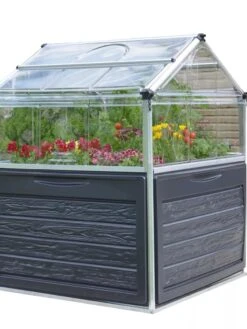 Canopia® By Palram Plant Inn™ Raised Bed Greenhouse, 4' X 4' -Garden Supplies Shop 8588308 08V tif