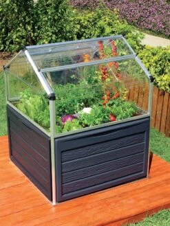 Canopia® By Palram Plant Inn™ Raised Bed Greenhouse, 4' X 4' -Garden Supplies Shop 8588308 16V jpg