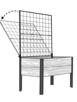 Space-Maker Pivoting Trellis, 4' -Garden Supplies Shop 8590247 001 tif