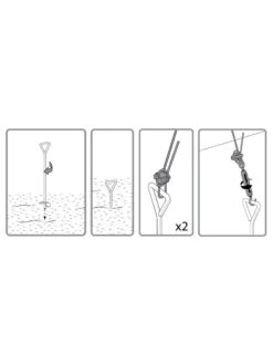 Canopia® By Palram Anchoring Kit For The Palram - Canopia Greenhouses -Garden Supplies Shop 8591357 08v 1