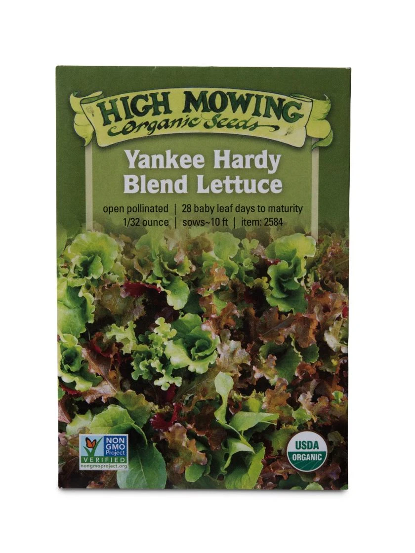 Yankee Hardy Blend Lettuce Organic Seeds 3 Yankee Hardy Blend Lettuce Organic Seeds