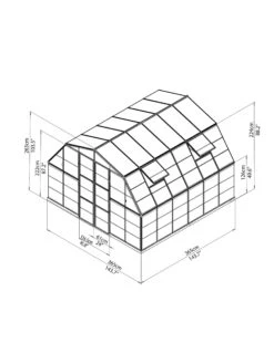 Canopia® By Palram Americana™ Greenhouse, 12' X 12' 16 Canopia® By Palram Americana™ Greenhouse, 12' X 12' -Garden Supplies Shop 8595693 15v