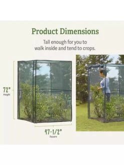 Crop Cage, 4' X 4' -Garden Supplies Shop 8596538 dimensions