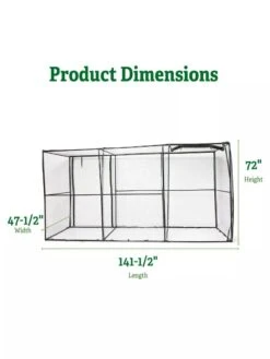 Crop Cage, 4' X 12' -Garden Supplies Shop 8596540 2