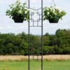 Achla Designs Square-on-Squares Double Pole Trellis -Garden Supplies Shop 8599483 01V tif