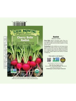 Cherry Belle Radish Organic Seeds 7 Cherry Belle Radish Organic Seeds -Garden Supplies Shop 8610352 01v