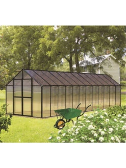 MONT Greenhouse, 8' X 24' 5 MONT Greenhouse, 8' X 24' -Garden Supplies Shop 8611145 02v monticello greenhouse 8 x 24 black