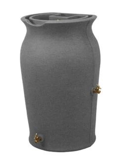 Impressions Amphora 50 Gallon Rain Saver -Garden Supplies Shop 8612300 01v impressions amphora 50 gallon rain saver barrel dark granite