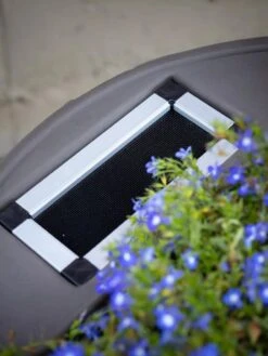 Round Rain Barrel With Planter, 35 Gallons -Garden Supplies Shop 8612856BK 06V tif