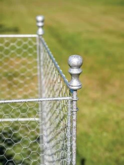 Tall Chicken Wire Critter Fence With Gate -Garden Supplies Shop 8613260 0082