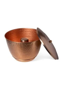 Hammered Copper Hose Pot With Lid -Garden Supplies Shop 8613311 5812
